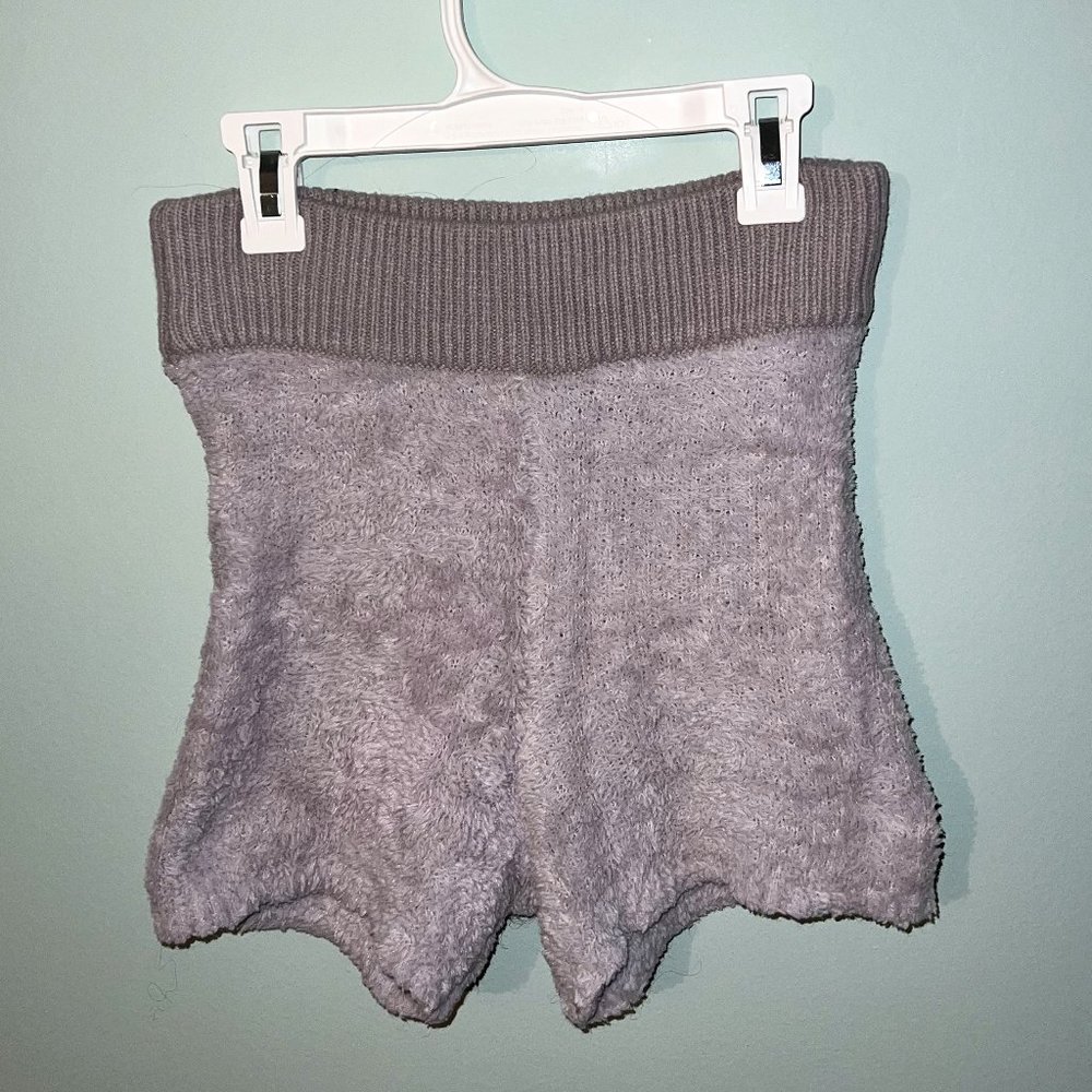 Small Grey RVCA Fuzzy Biker Shorts